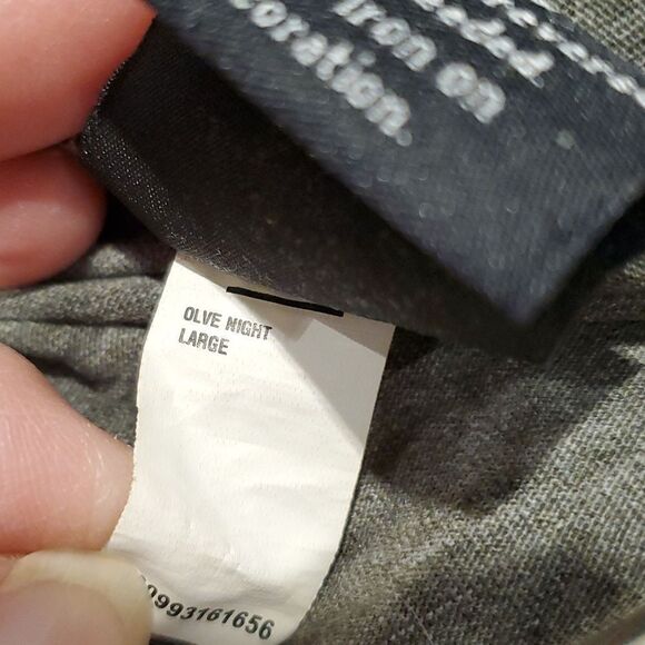 Rock Republic Olive Gray Buronout Rebel Rider Skull Studded Tee Shirt Sz L 923 - Picture 8 of 9